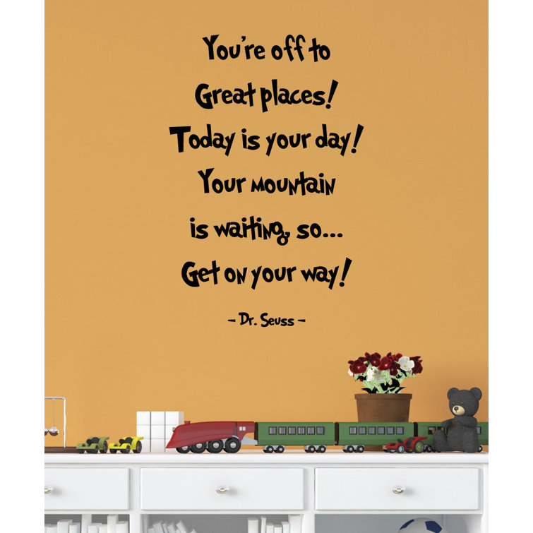 Belvedere Designs LLC You're Off To Great Places Wall Quotes™ Decal